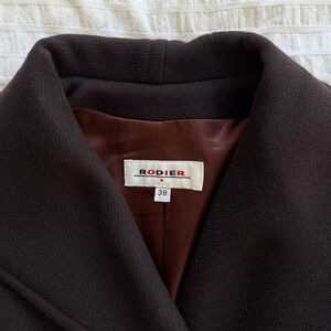 RODIER Paris wool peacoat, sz 38